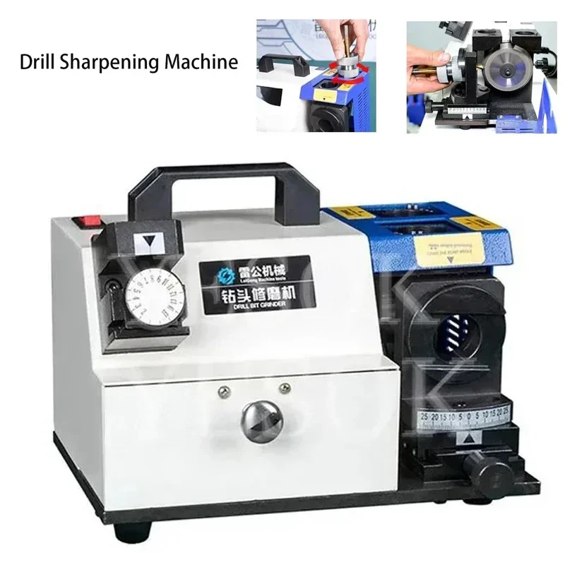 

Drill Bit Sharpener Small Drill Grinding Machine Standard Equipped With CBN Diamond Wheel Grinding HSS High Speed Steel Drill.