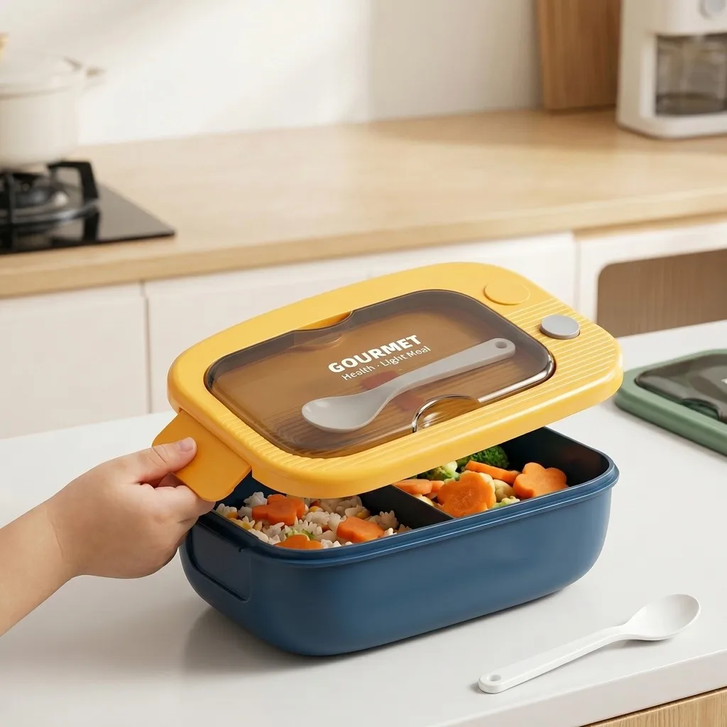 Kotak Bento Plastik untuk Micr - Food Storage Made Easy ulasan dan harga