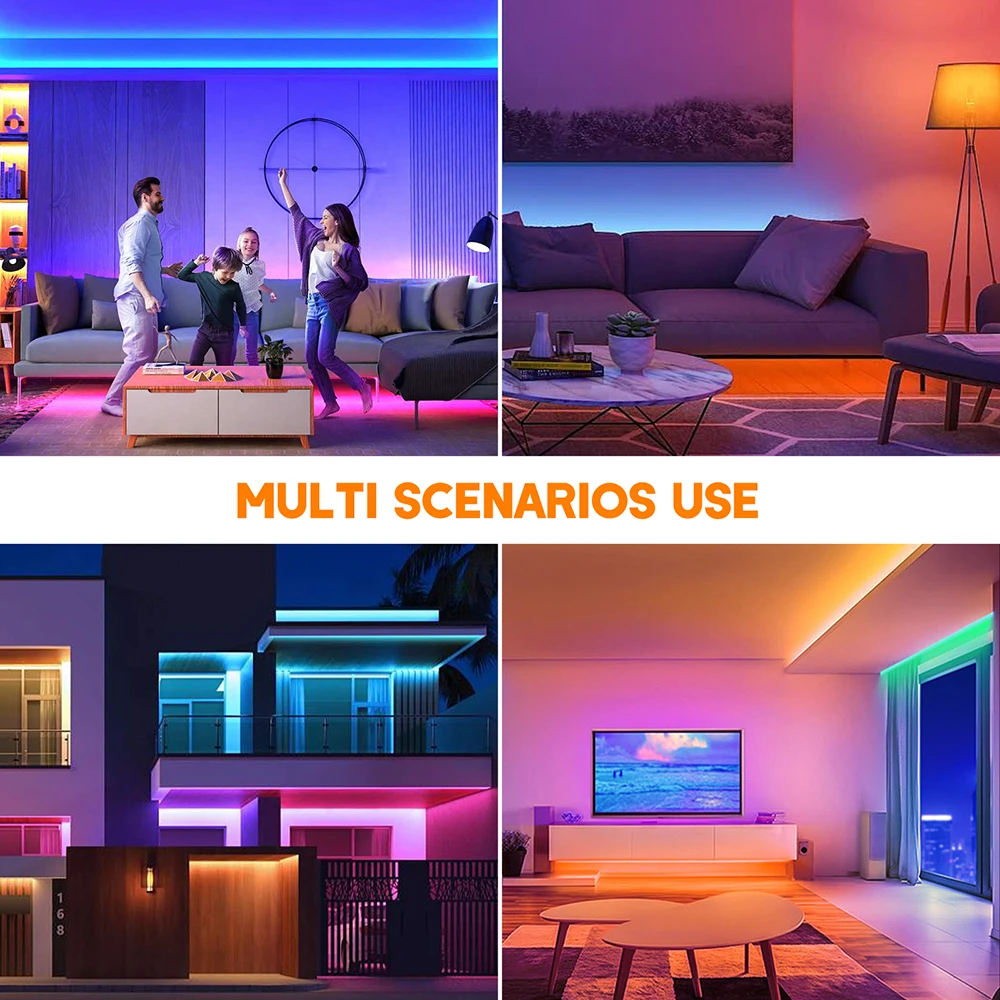 110V 220V RGB LED Strip Light Dimmable Wall Touch Remote 750W Controller EU/US/UK/AU Power Kit 5050 60LED Flex Waterproof Decor