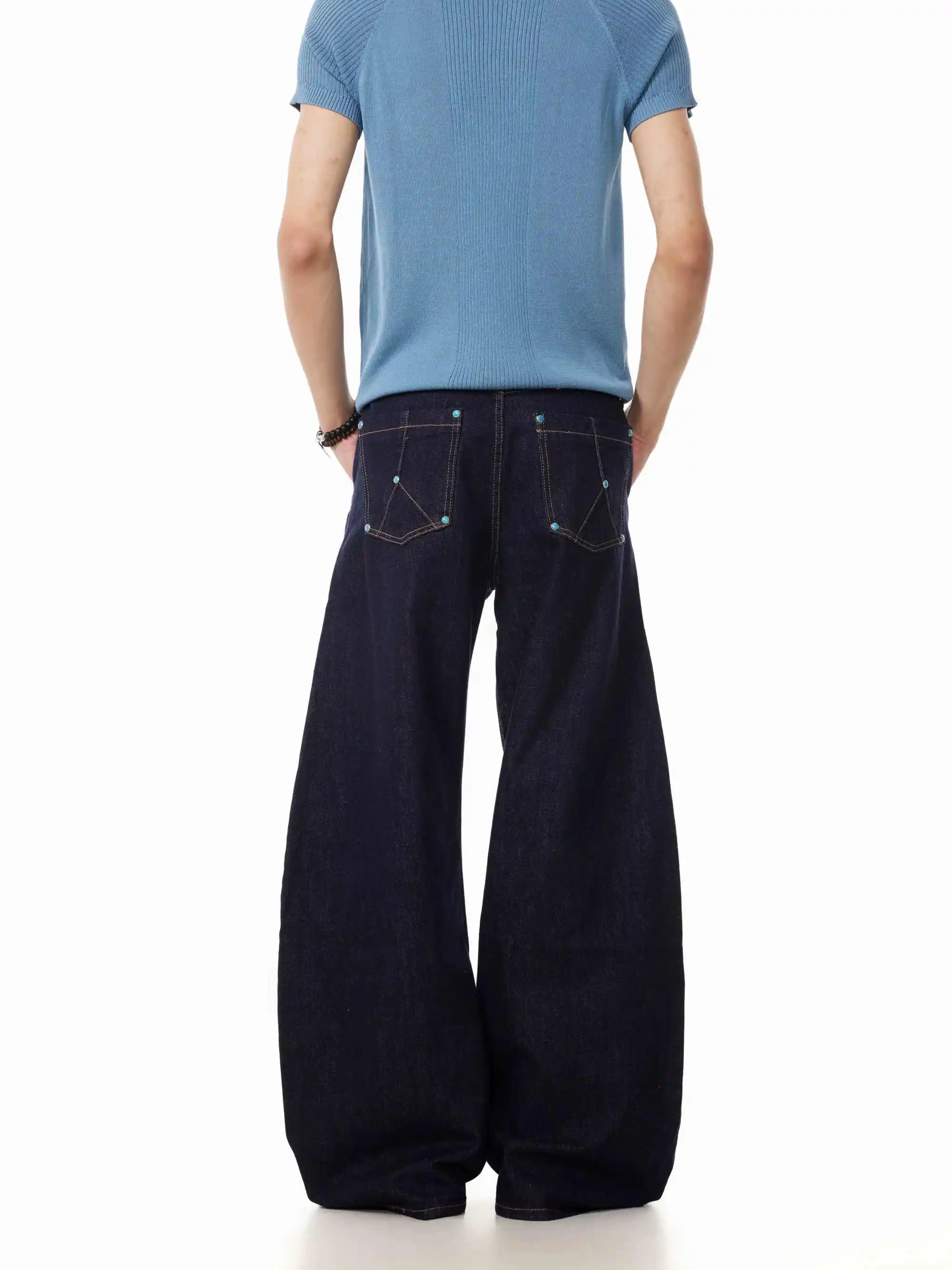 Mulheres preto gótico y2k emo flare jeans harajuku 90s vintage baggy denim calças japonês 2000s estilo calças jeans oversize 2025
