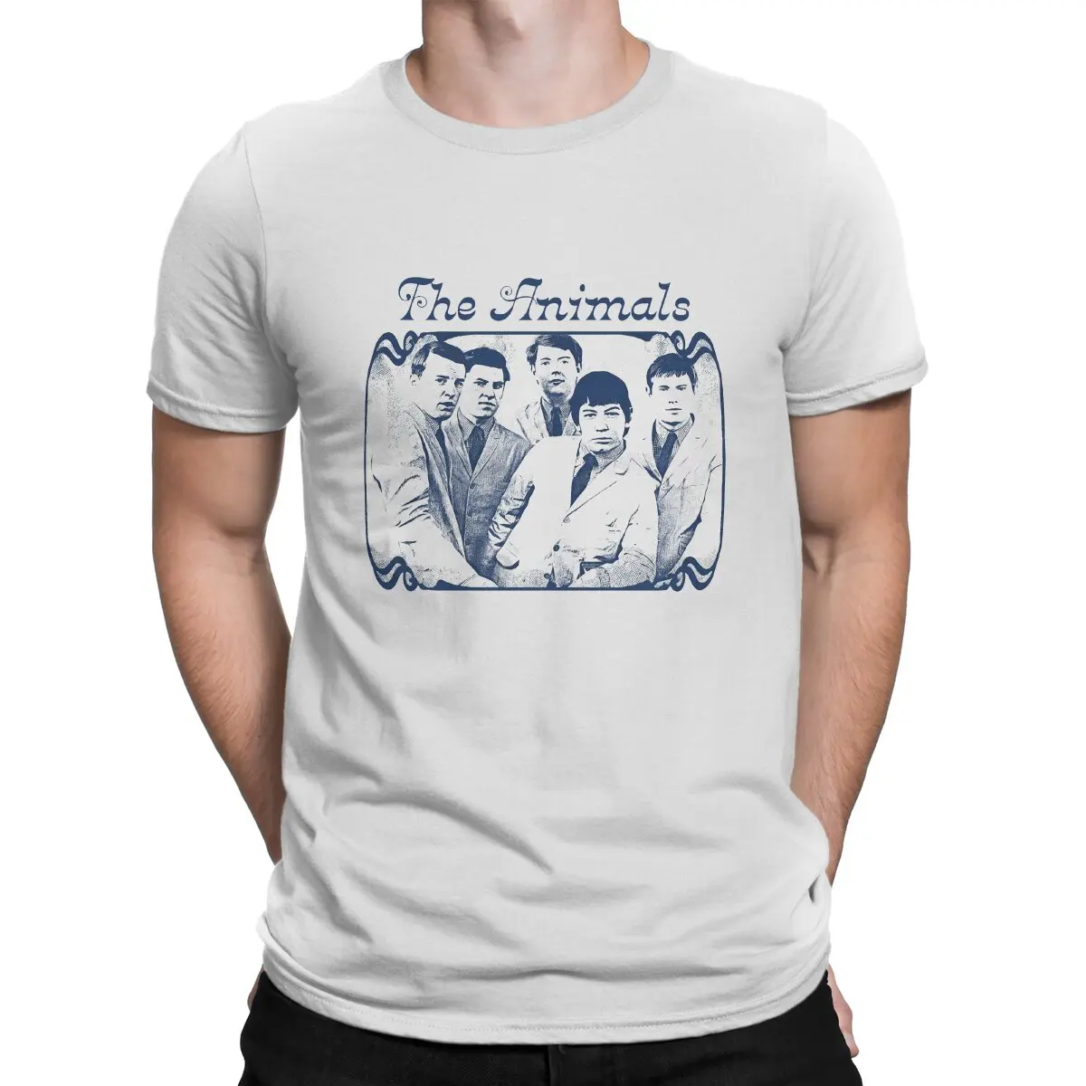 The greatest Band That Brought British Rhythm And Blues Music To Its Peak Men TShirt The Animals O Neck Tops Fabric T Shirt