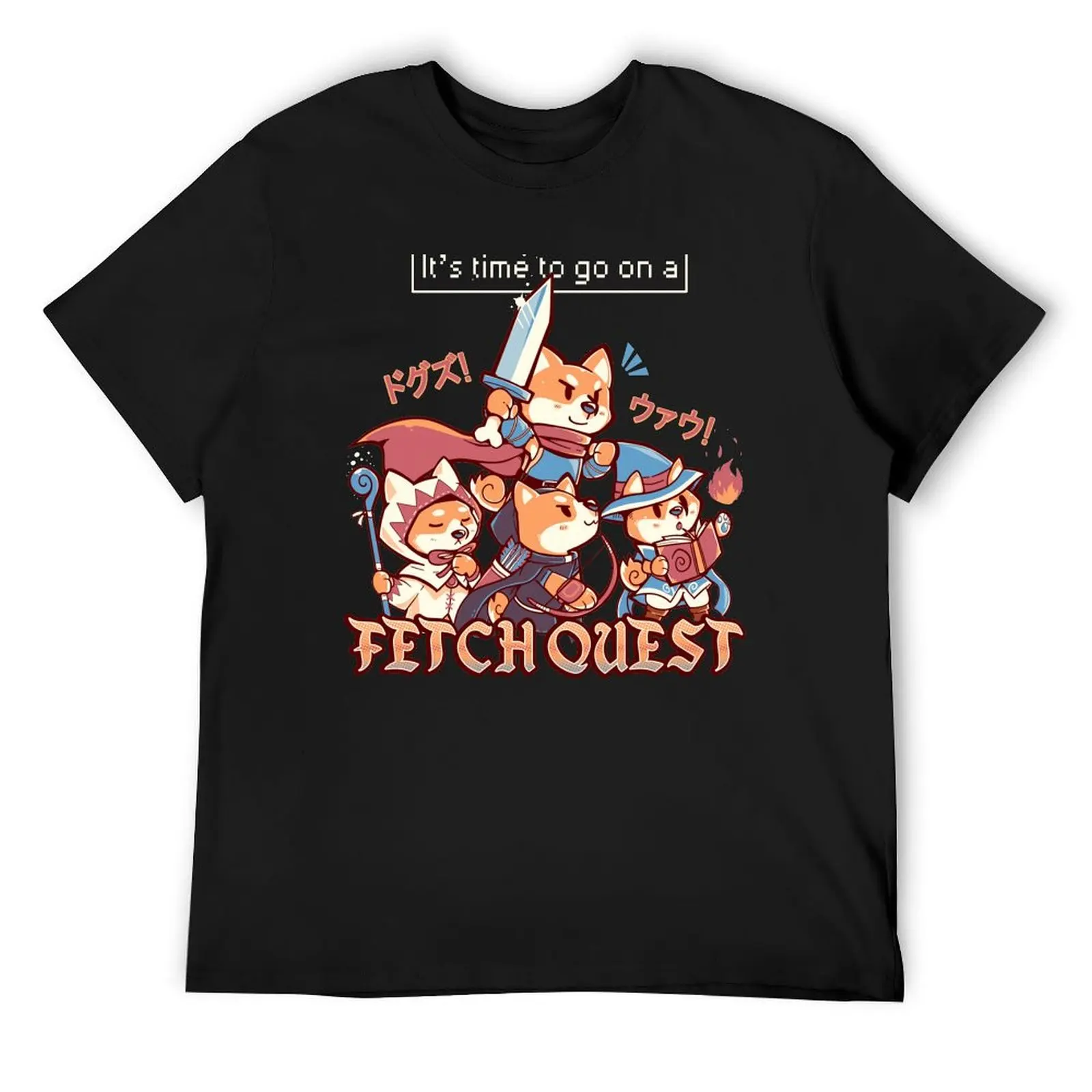 

It's Time to Go on a Fetch Quest T-Shirt graphic t shirt vintage shirts graphic tees topping plain t shirts men
