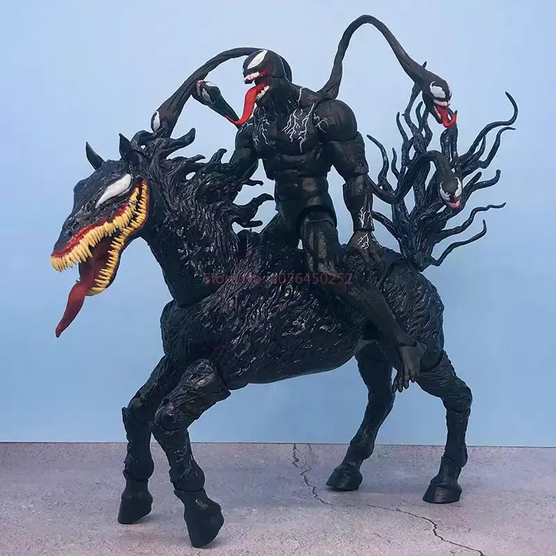 Marvel Venom: The Last Dance Joint Mobile Handpiece Shf Venom War Horse Co Modelo de brinquedo de marca