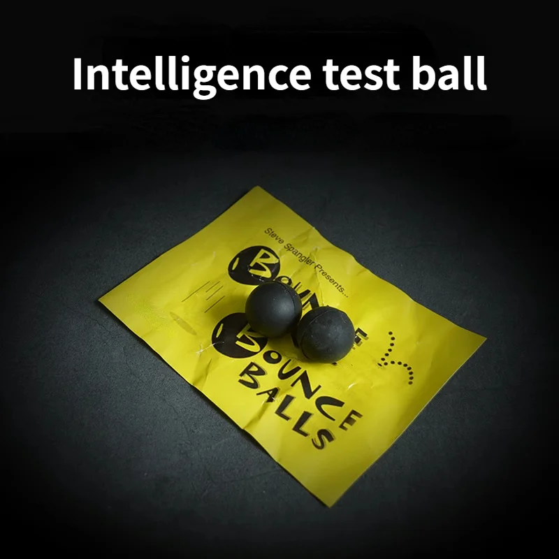 2-Pack Magic Balls for Interactive Street Stage Magic, Funny IQ Test Skill Performance Prop with Intelligence Test for Adults, H