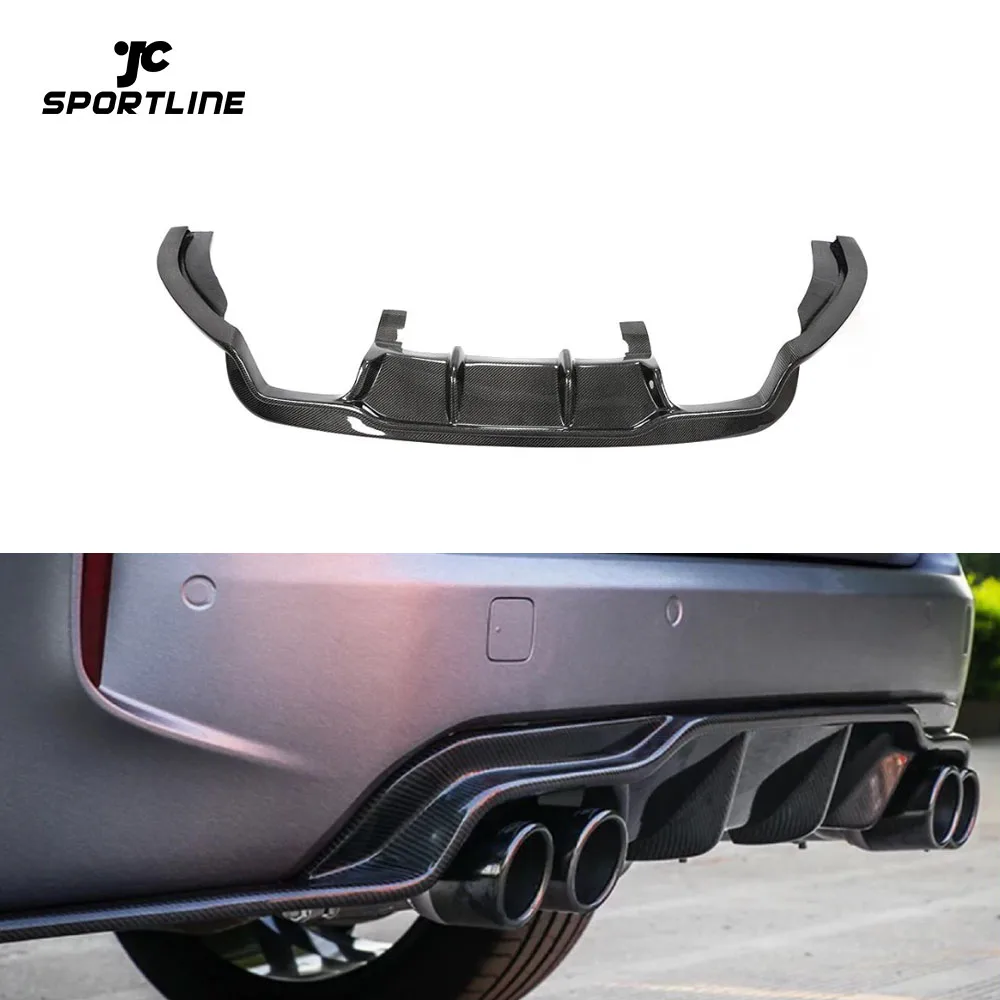 

Carbon Fiber Rear Bumper Diffuser Lip For BMW F86 X6M F85 X5M 2016-2018