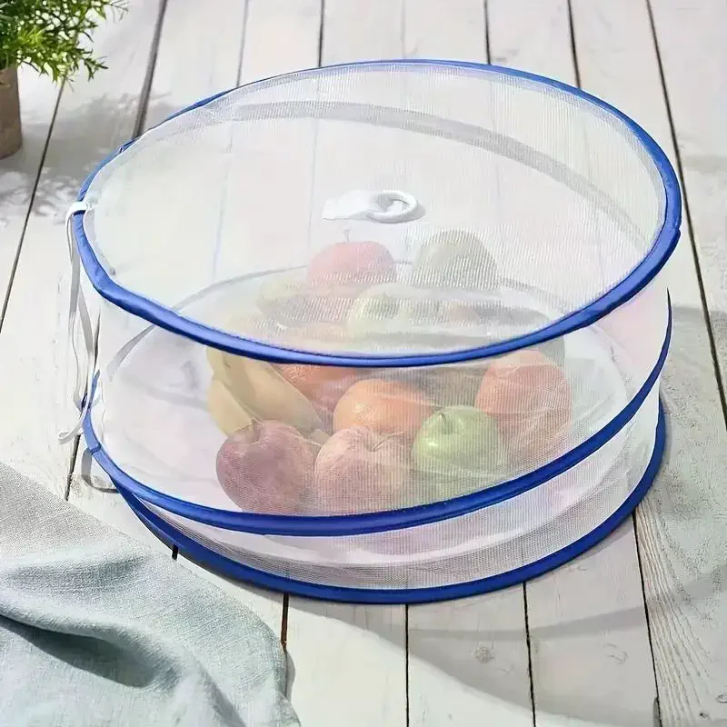 1 Mosquito And Fly Proof Mesh Food Cover, Cake Cover, Foldable And Reusable Food Cover, Indoor And Outdoor Insect Proof Cover