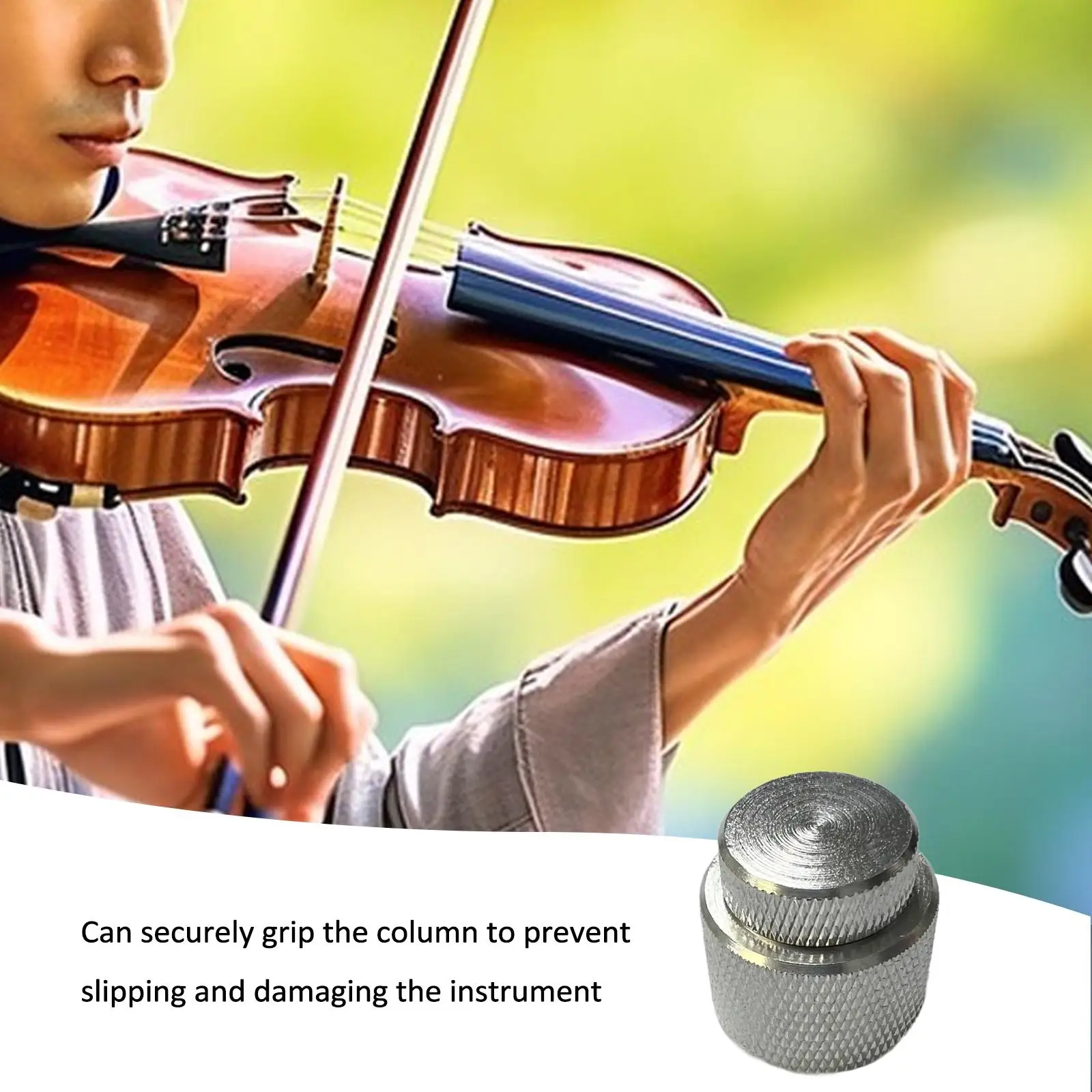 Endpin Repair Gadget Compact Metal Violin Endpin Pulling Clamp for Instrument Luthier Tools
