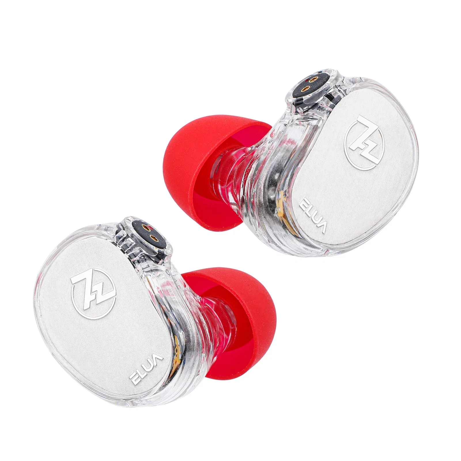 7Hz x HBB Elua headset 10mm + 8mm Dual Dynamic Driver IEM Hifi Earphones with Detachable Cable Design and Balanced Sound