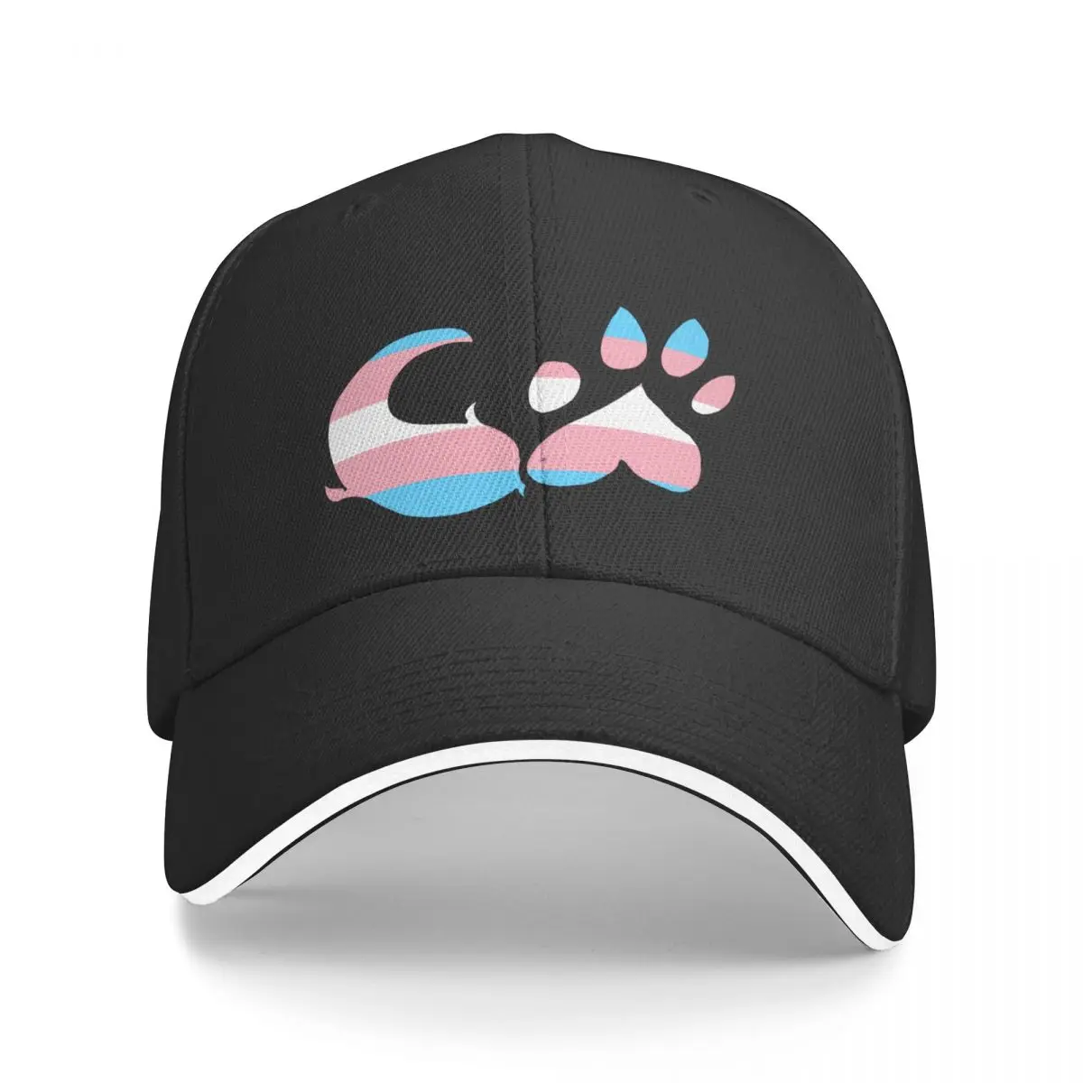 Pride Paws and Tails - Trans Baseball Cap Wild Ball Hat beach hat cute Brand Man cap Designer Man Women's