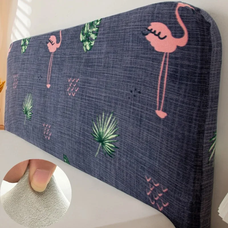 

Эластичный чехол на изголовье кровати с принтом «все включено», чехол на спинку кровати, бархатный плюшевый чехол на изголовье кровати, красочный чехол для спальни