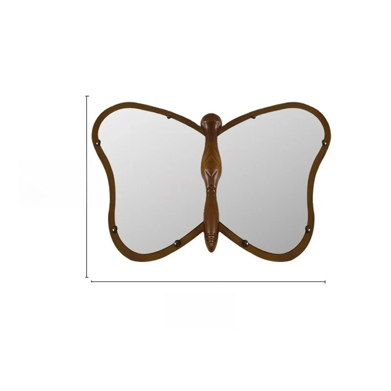 

Vintage Frame Decorative Mirrors Irregular Kawaii Cozy Living Room Make Up Mirror Aesthetic Compact Espelho Room Decoration