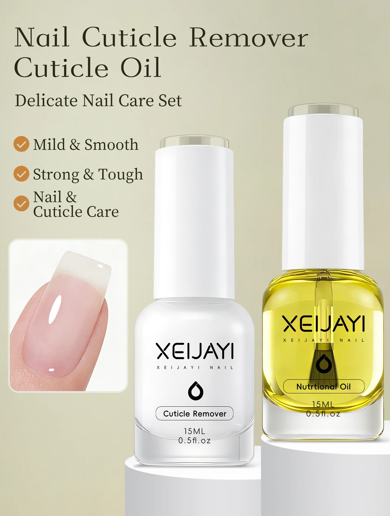 2Pcs Nail Cuticle Care Oil, Cuticle Softener, Plant Nutrient Oil, Nail Nourishing Treatment, Cuticle Hydration, Anti-Hangnail