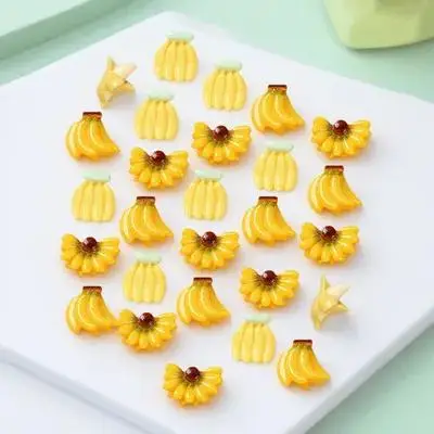 

100 Pcs Mini Banana Simulation Toys Realistic Artificial Bananas Lifelike Fruits