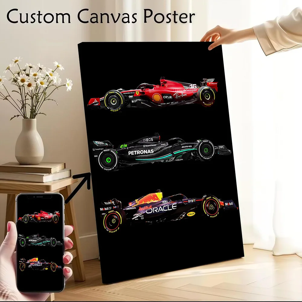 The Big 3 Canvas Poster Customizable Pictures Wall Art Canvas Painting for Specialty and Themed Home Decor Gamer Decoration Room