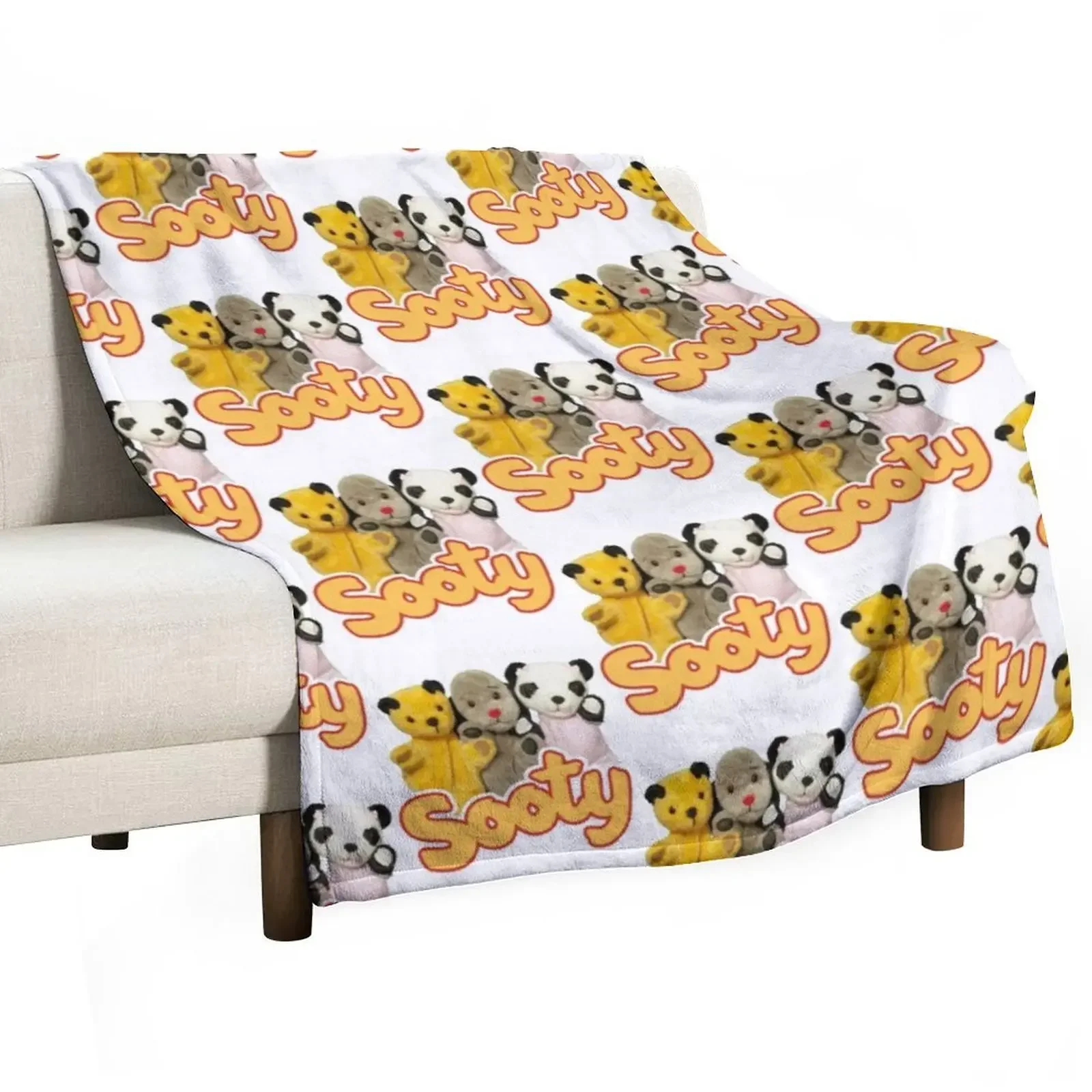 Sooty and sweep Throw Blanket Ultra Plush Cozy Blanket for Napping Sleeping