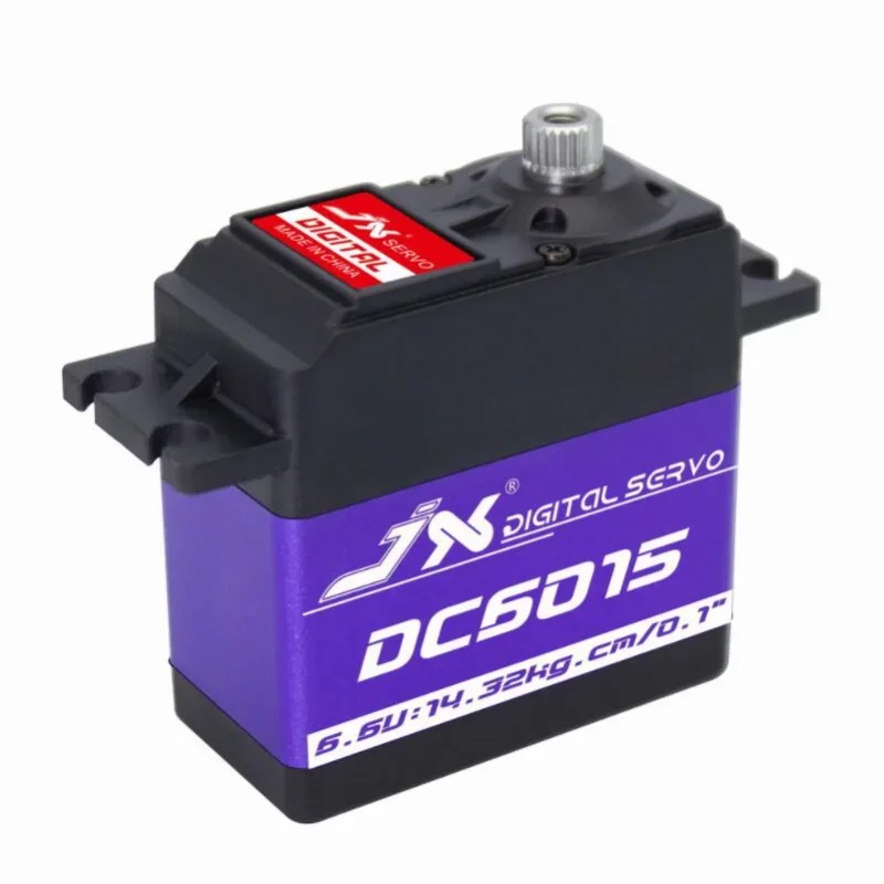 JX Servo DC6015 15kg Aluminium Shell Metal Gear Core Digital Standard Standard Angle Servos for RC Drone 1/8 1/10 Car DS3325MG