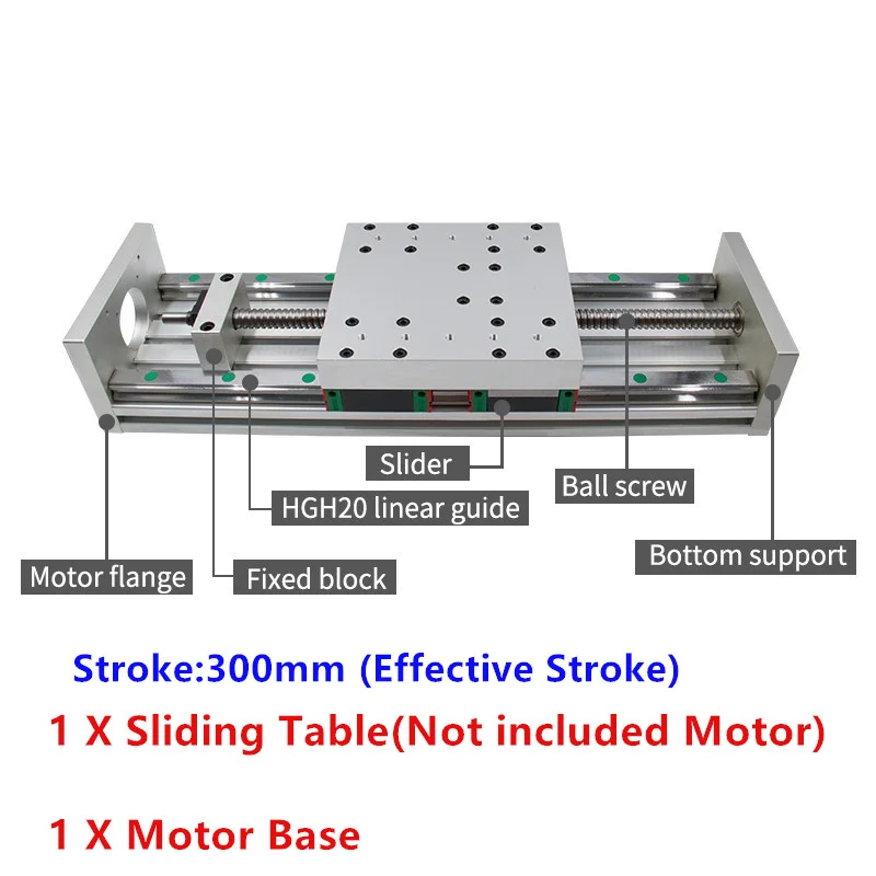 Russia XYZ Axis CNC Kits Linear Sliding Rails with HGR20 HGH20CA for nema 23 34 24 32 motor sliding table linear slider