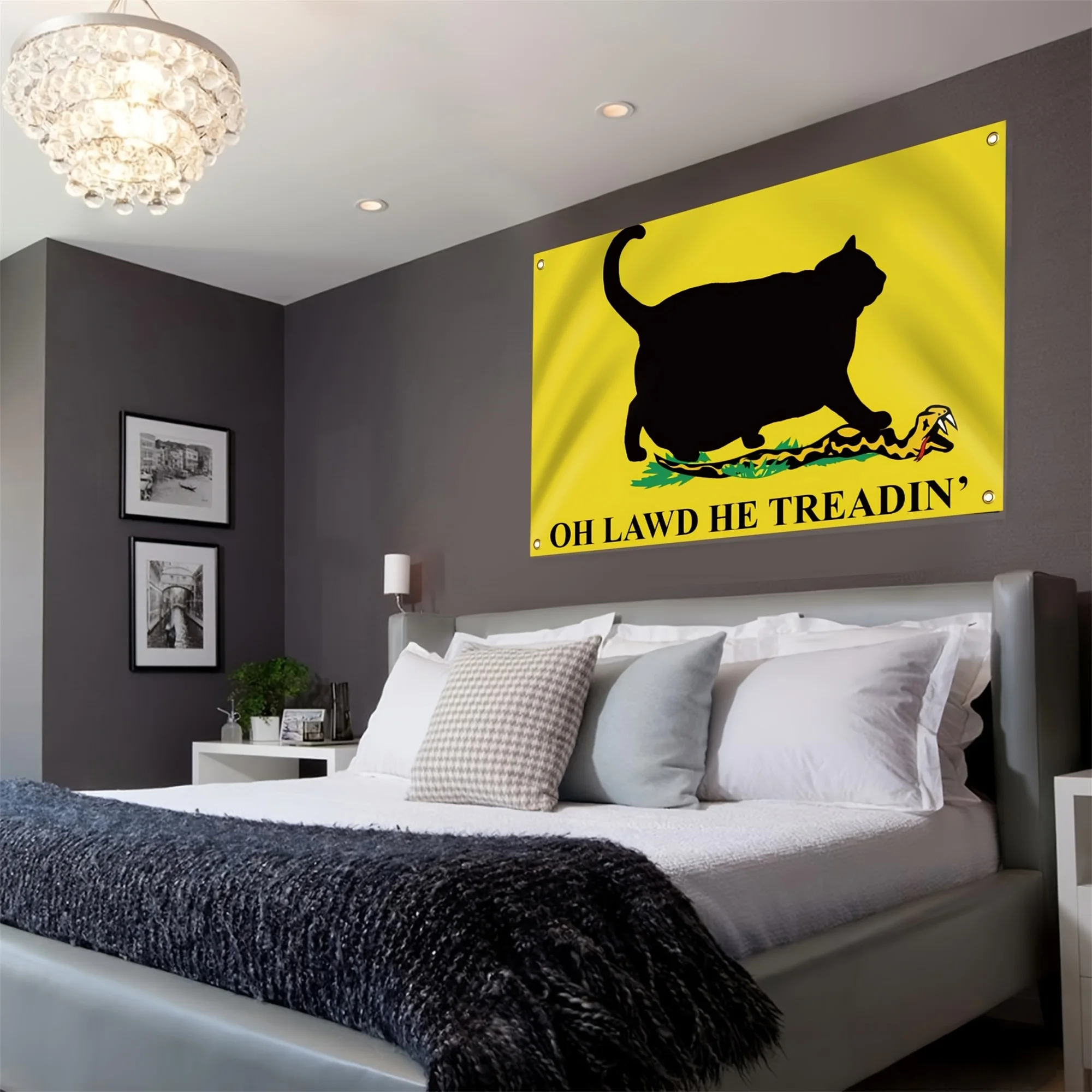 رائعتين الكلب باو طباعة نسيج الجدار شنقا الفن للحضانة غرفة الاطفال ديكور لطيف الحيوان رسائل معرض العرض #2