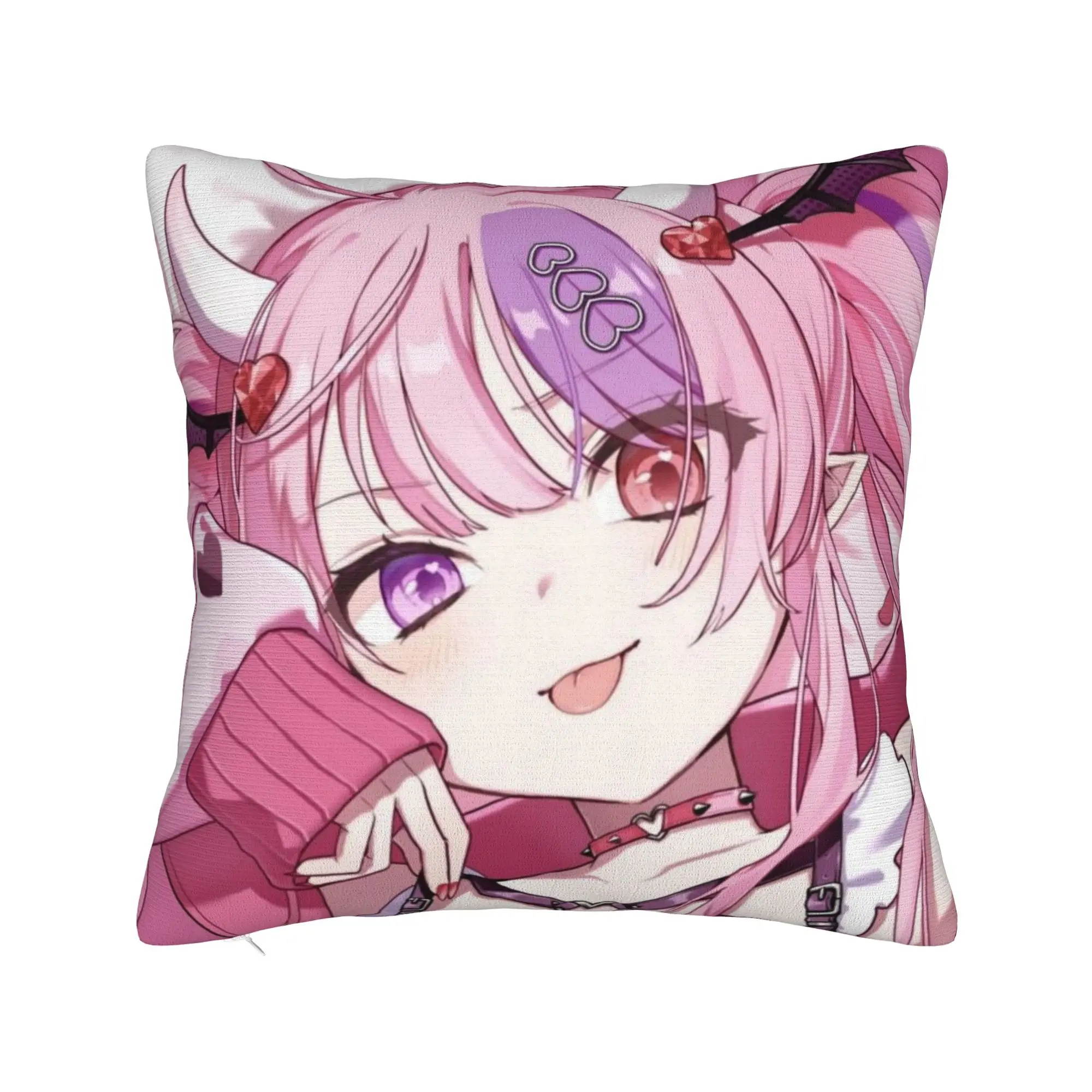 Ironmouse Vtuber Pillow Case  Novelty Pillow Cover Comfy Pillowcases For Chair Sofa Home Decor