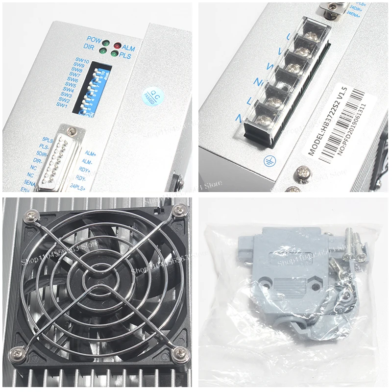 3 Phase Stepper Motor Driver HB3722S2 220V 7A for 110/130 Stepper Motors, Packaging Machines