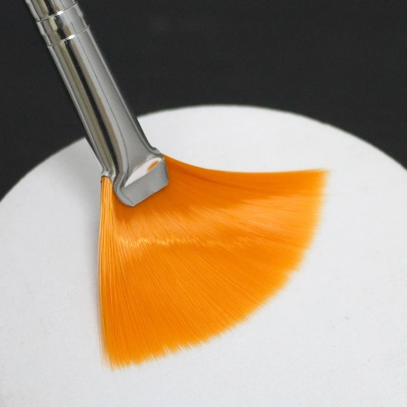 10 Uds. Cepillo ácido abanico, cepillos faciales prácticos, cepillos suaves y portátiles para máscara, cepillo suave para el cuidado de la piel, herramienta de cepillo para salón de belleza