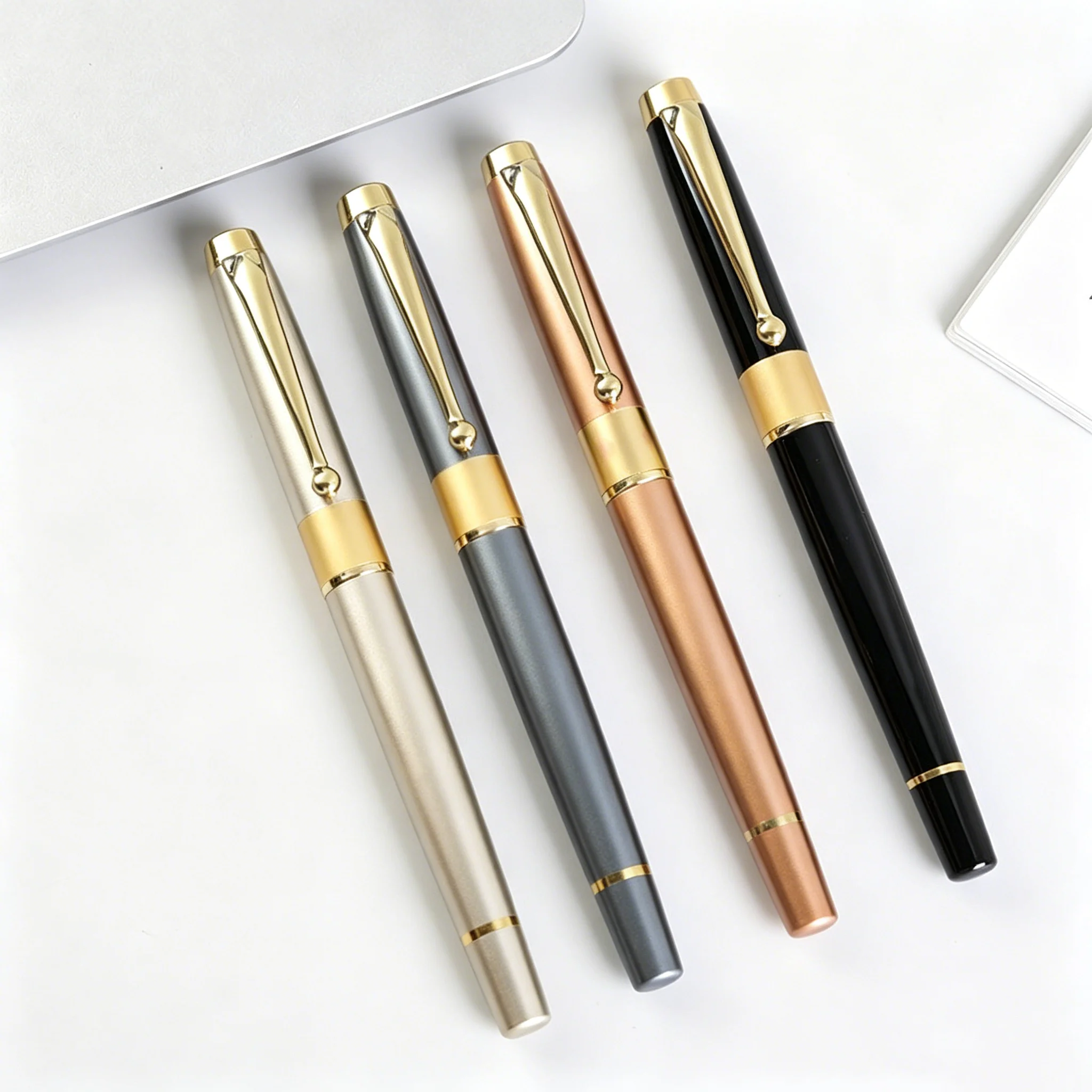 Customizable engraved signature pen in gift box, premium high-end present with stylish appearance for gifting