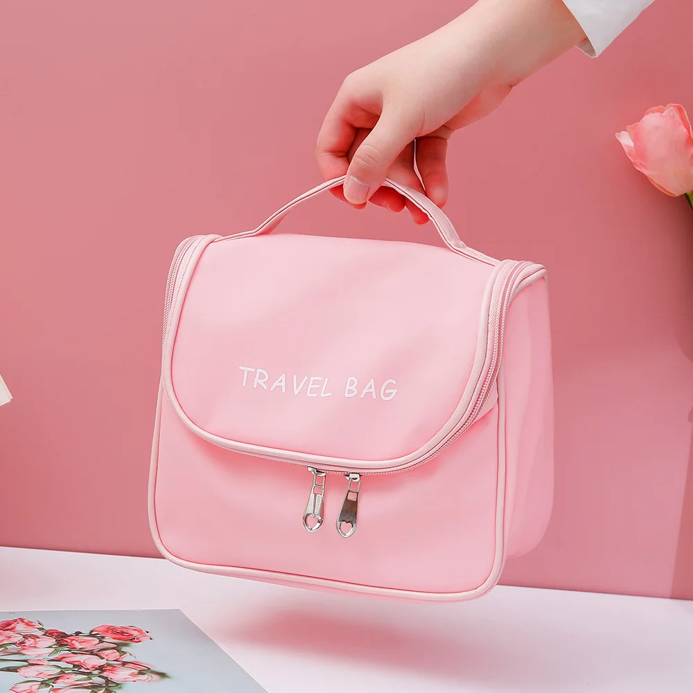 2024 New Travel Handheld Advanced Candy Color Makeup Bag with Large Capacity and High Appearance Instagram Wash Bag