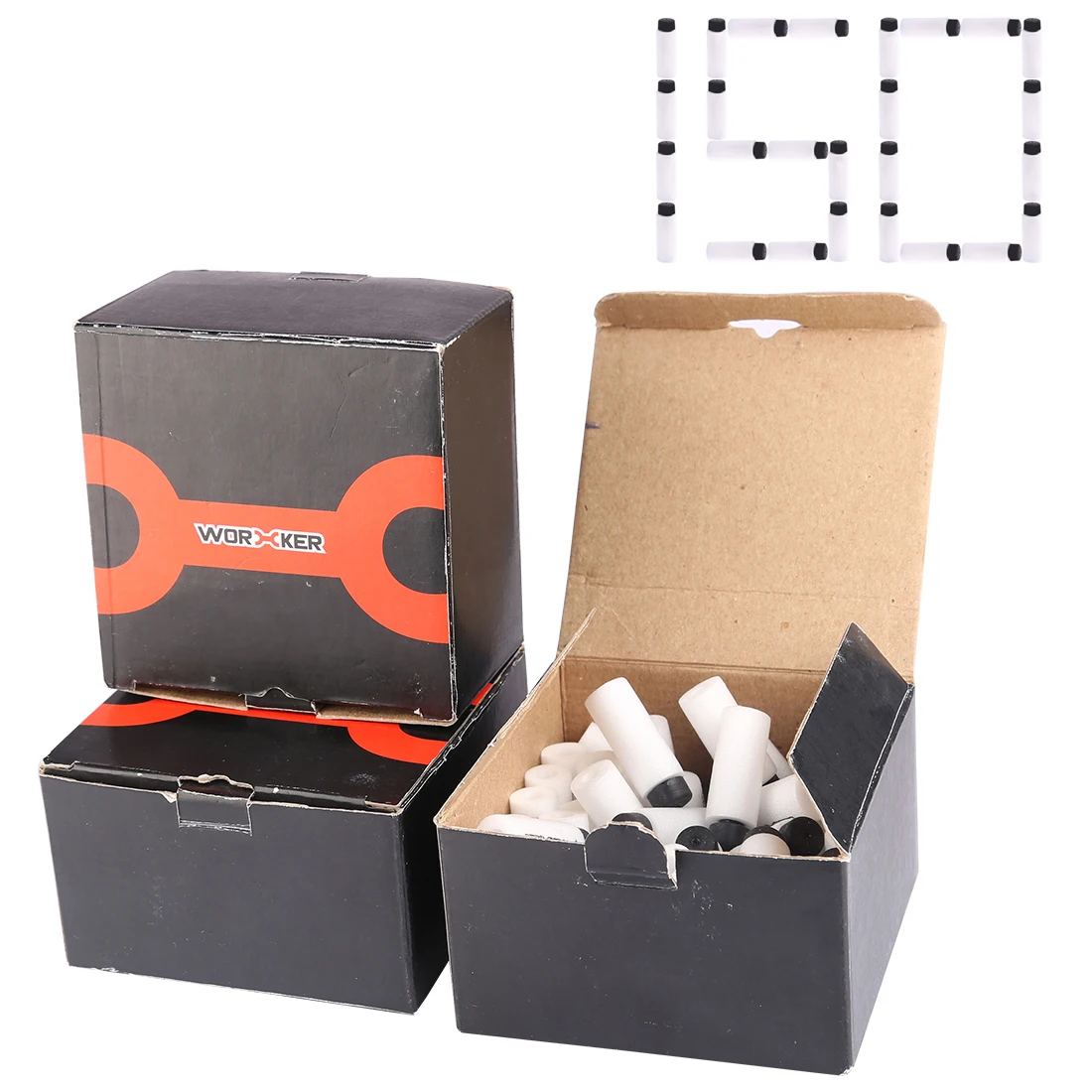 150Pcs Worker Second Gerneration Short Bullet Only for Worker Modified for Nerf N-strike Elite Series Changed by Short Bullet