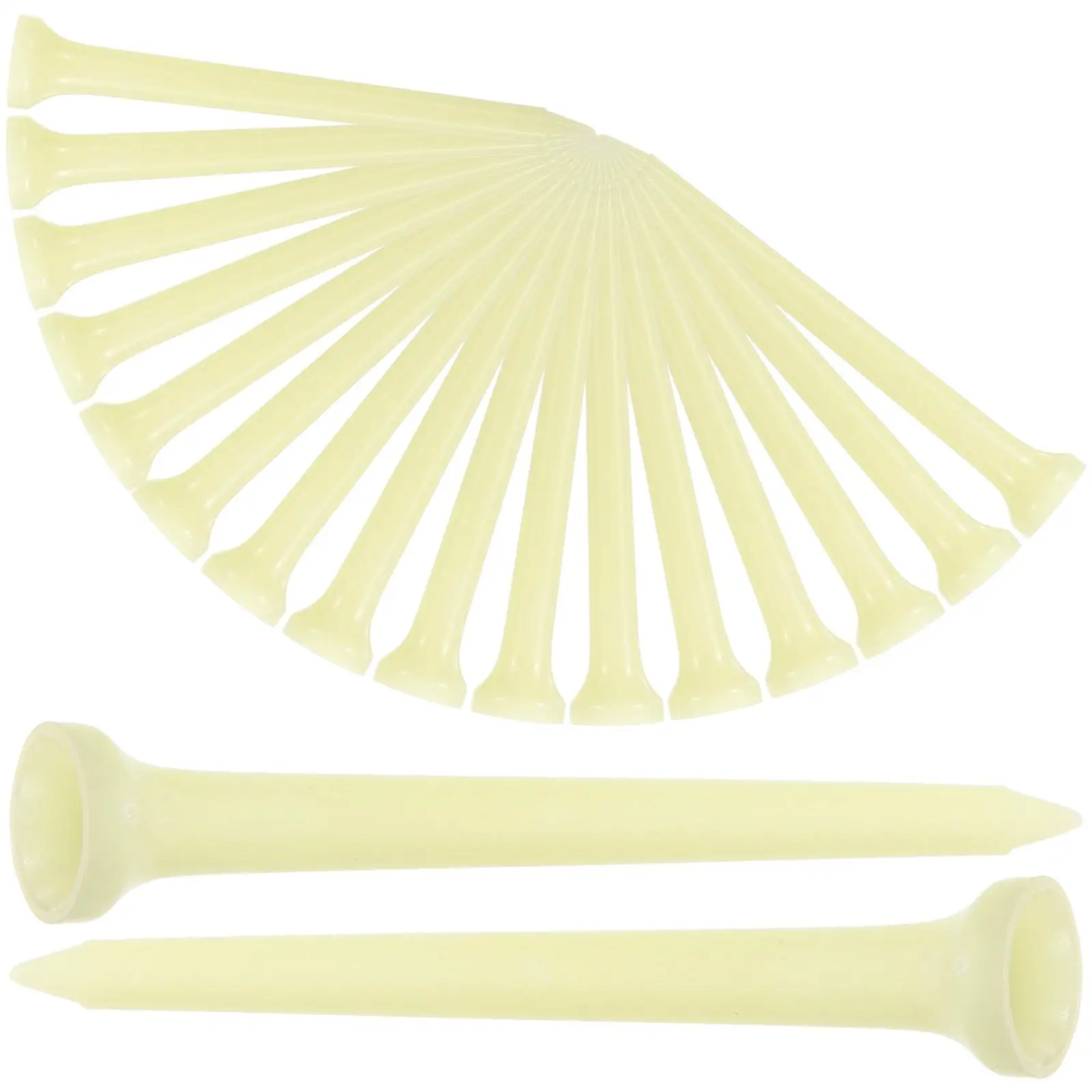 20 Pcs Golf Accessories Glow-in-the-dark Spikes Practical Tees Replaceable Professional Ball Holders New