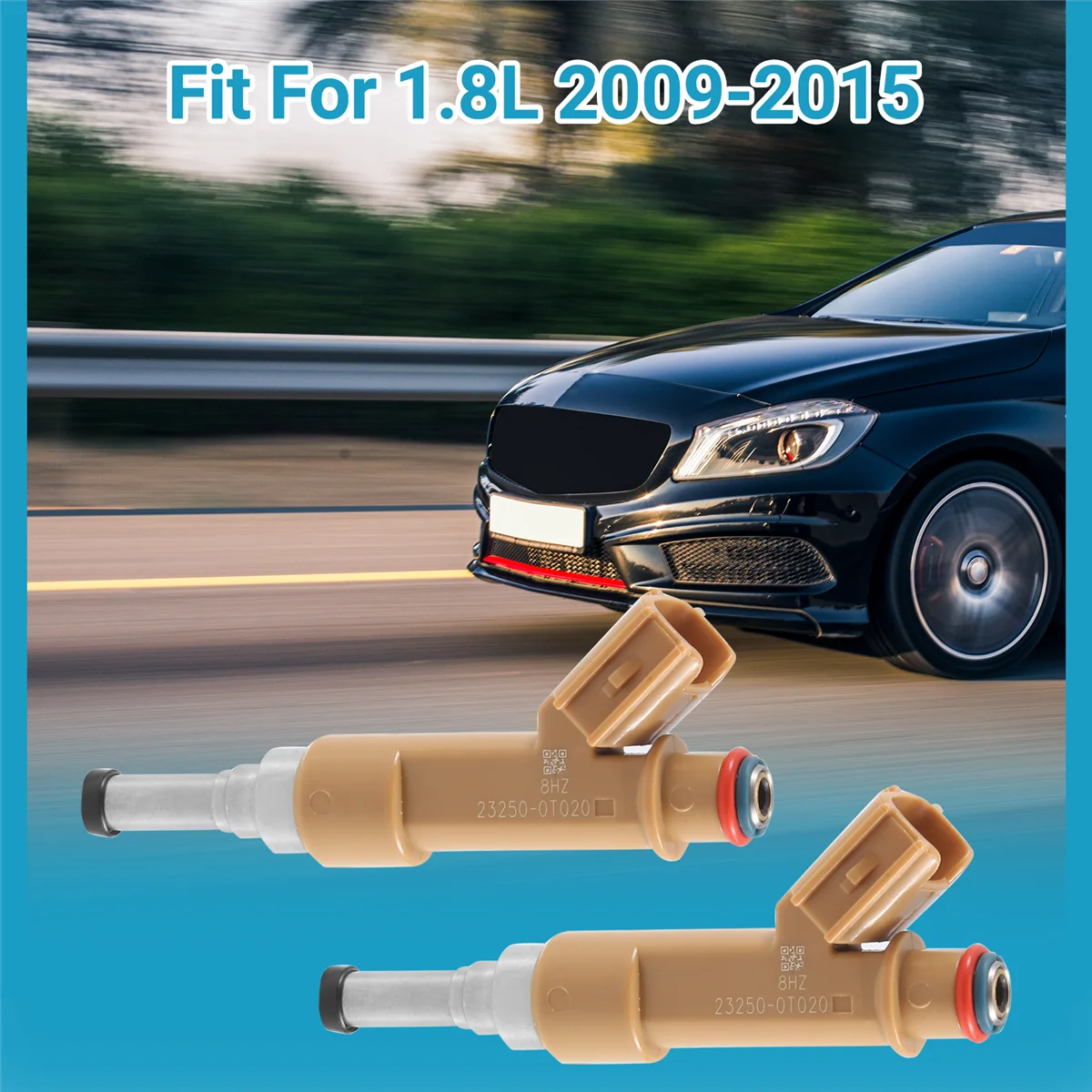 Toyota Matrix Corolla Scion XD용 내구성 4Pcs 연료 인젝터 23250-0T020