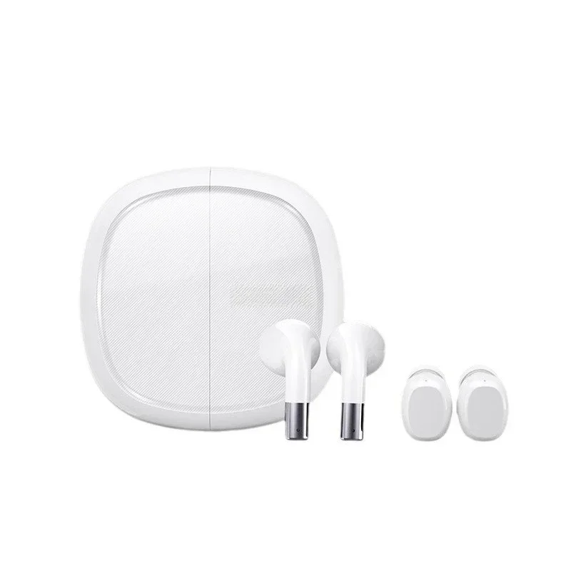 

Bluetooth headset, magnetic opening and closing long battery life, two-dimensional two-color wireless couple headset.