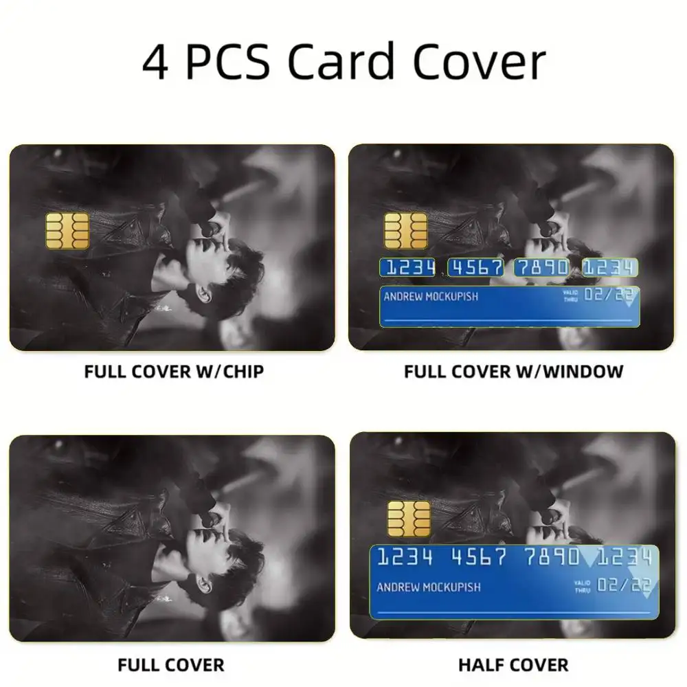 Singer D-Dimash Kudaibergen Card Stickers For Debit Bank Credit Cards Metro Bus Pass Sticker Decoration Cover Skin