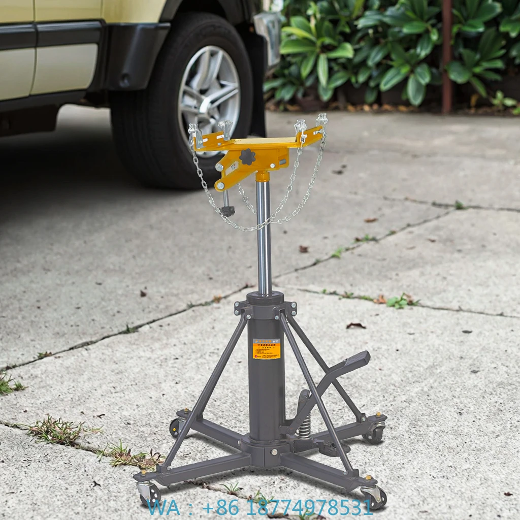 

Поднос из алюминиевого сплава цилиндра 360° ° Регулируемый автомобильный домкратMachinery NF-2011, сверхмощный домкрат для трансмиссии, 1 тонна, двойной