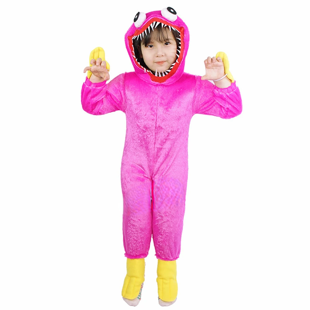 Costume Horror Game Kawaii Onesies Pajamas Jumpsuit Homewear Halloween Party Cosplay For Kids