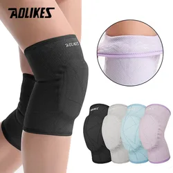 AOLIKES Knee Pads Volleyball Kids Youth Adults Dance Knee Pad Soft Stretchy Knee Brace Breathable Knee Protector for Basketball