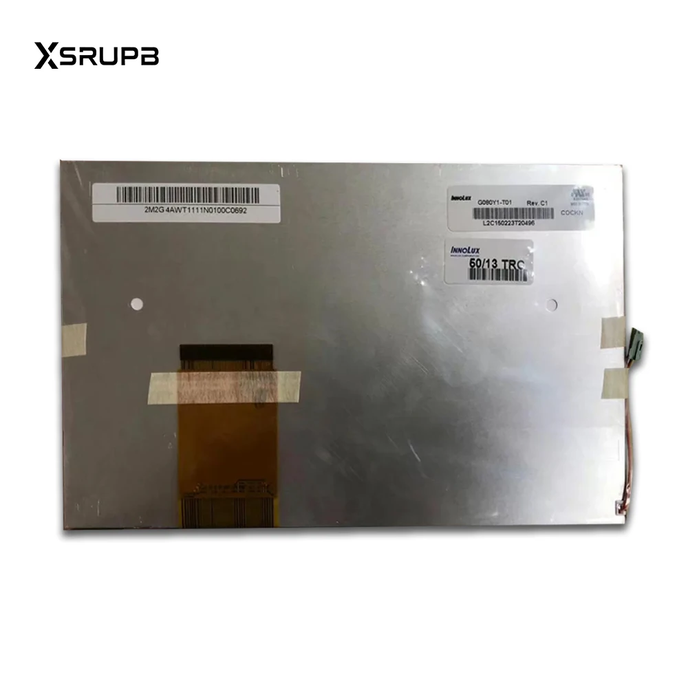 

8-inch 800*480 G080Y1-T01 Brightness 600 Original Car Engineering Vehicle LCD Screen