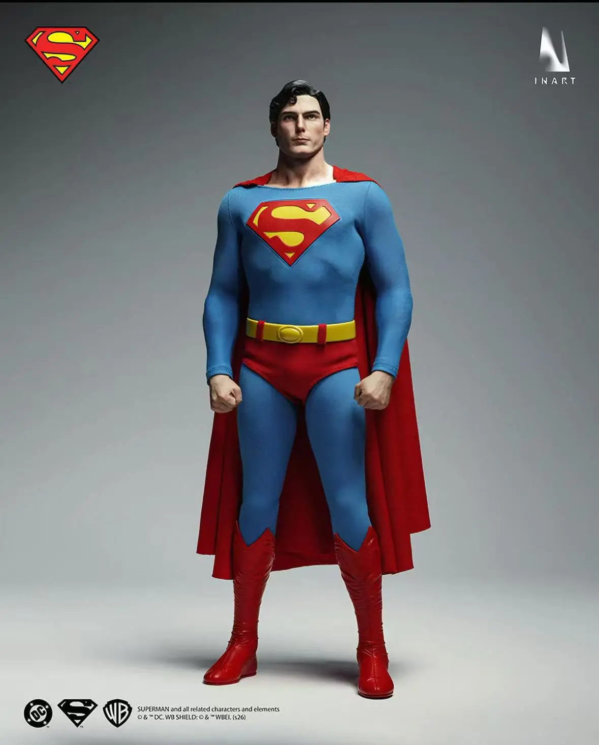 Pre-sale  INART Superman 1978 Superman 1/6 Scale Collectible Action Figure with Full Articulation view 3