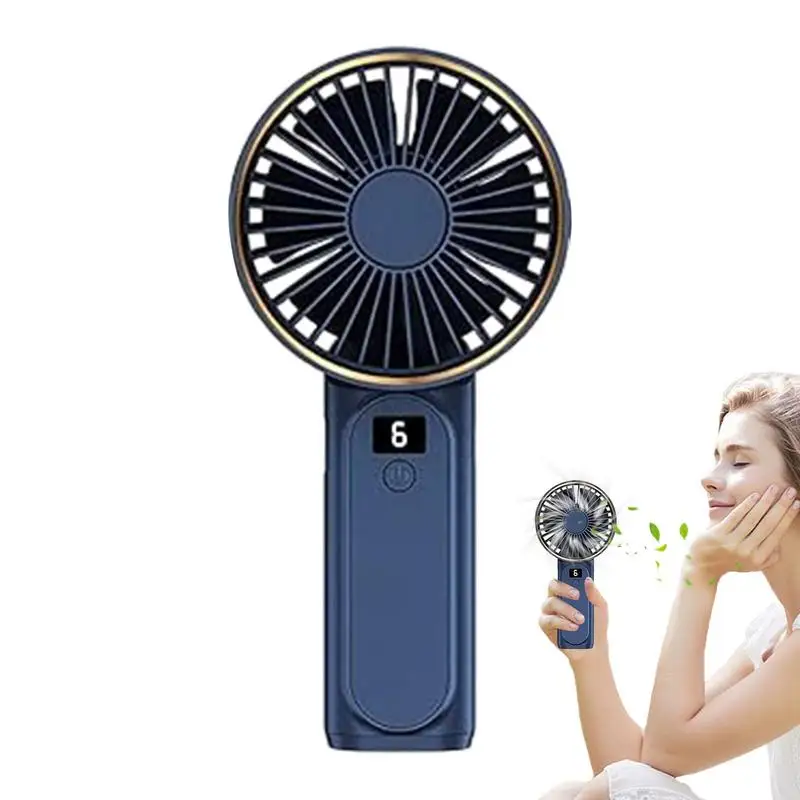 Personal Fan Rechargeable Portable Personal Cooling Fan 6-Speed Adjustment USB Personal Neck Fan Angle Adjustable Fan For Home