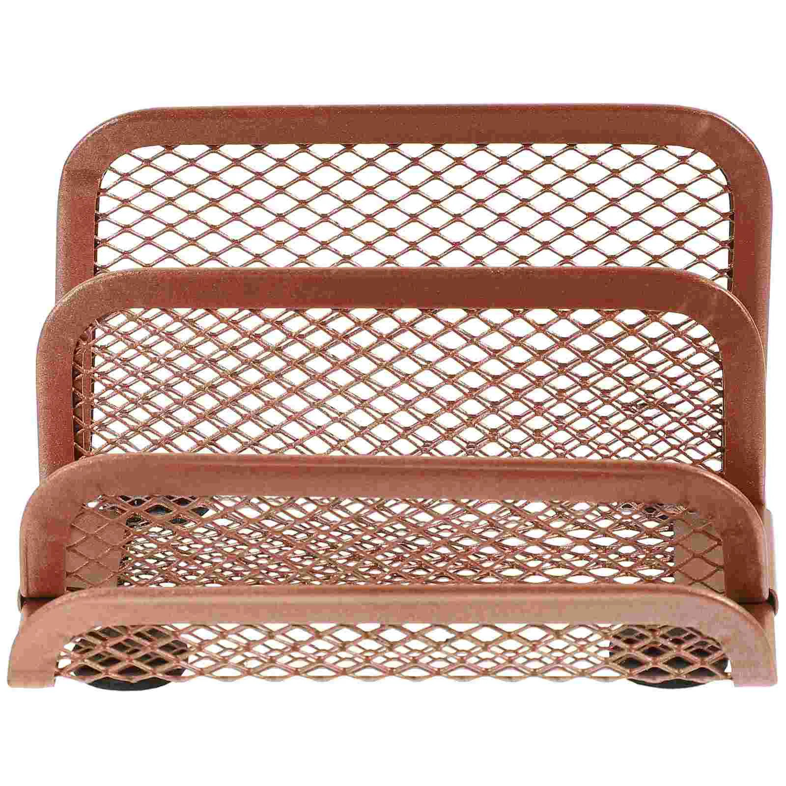 1 PCS Metal Combination Desk File Rack Book ganizer Letter Holder Book ganizer for Office Home School