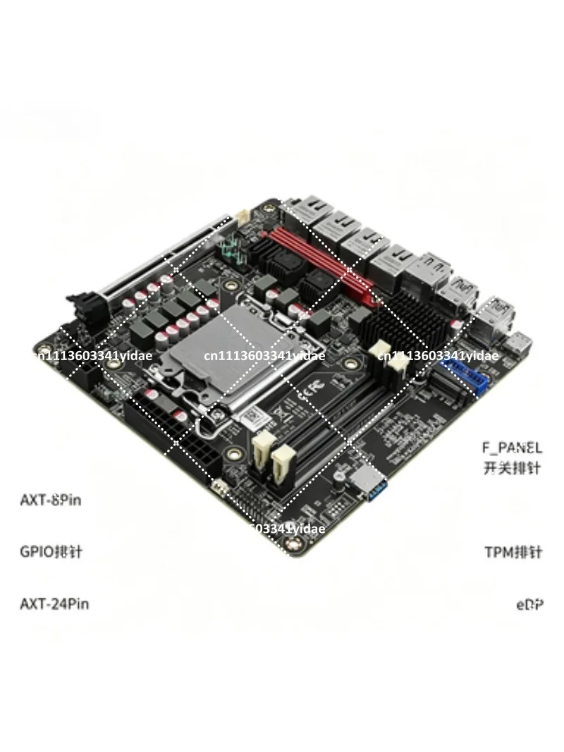 6 Bay NAS Motherboard Q670 6 Plus Supports 12-14 Gen CPU PCIE16x