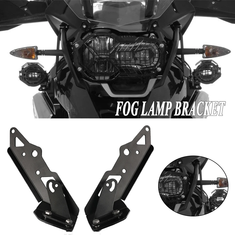 

Motorcycle For BMW R1200GS R1250GS ADV R1200 R 1200 GS 1250 GS ADVENTURE LC Fog lamp Spotlight Bracket Holder Spot Light Mount