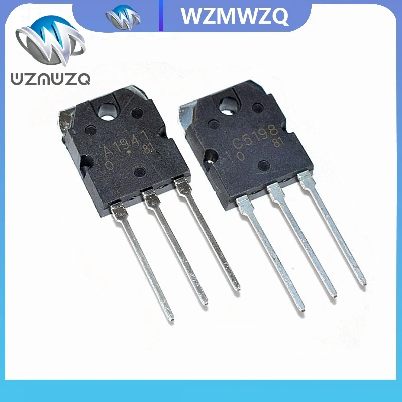 

10 шт. 5 пар 2SC5198 2SA1941 TO3P (5 шт. A1941 + 5 шт. C5198) TO-3P транзистор оригинальный аутентичный
