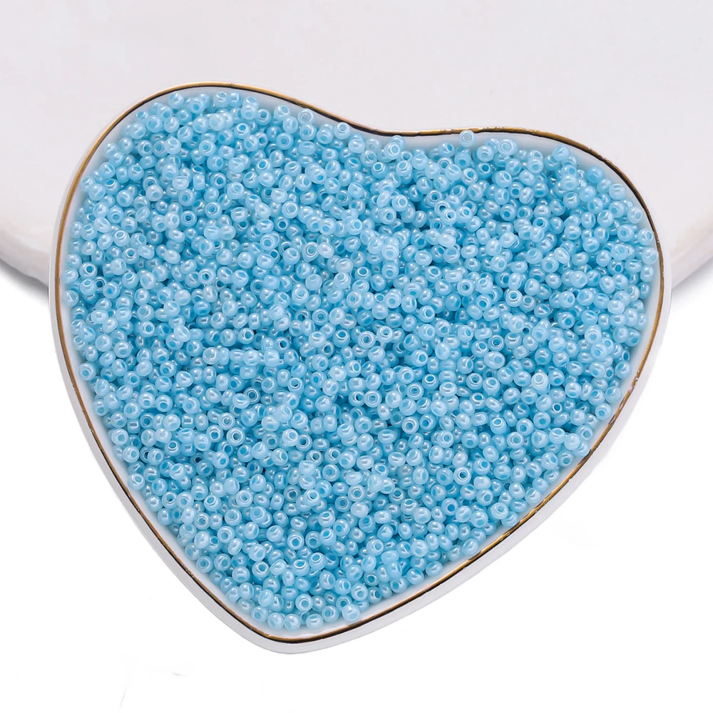 1000 stks 2mm Glas Rocailles Kleurrijke Spacer Losse Kralen voor DIY Ambachten Ketting Armband Oorbel Sieraden Maken Accessoires