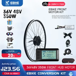 Electric Bike Conversion Kit 36V48V 350W Front Brushless Motor Wheel Hub Motor 16-29Inch 700C Ebike Great Bicycle Engine
