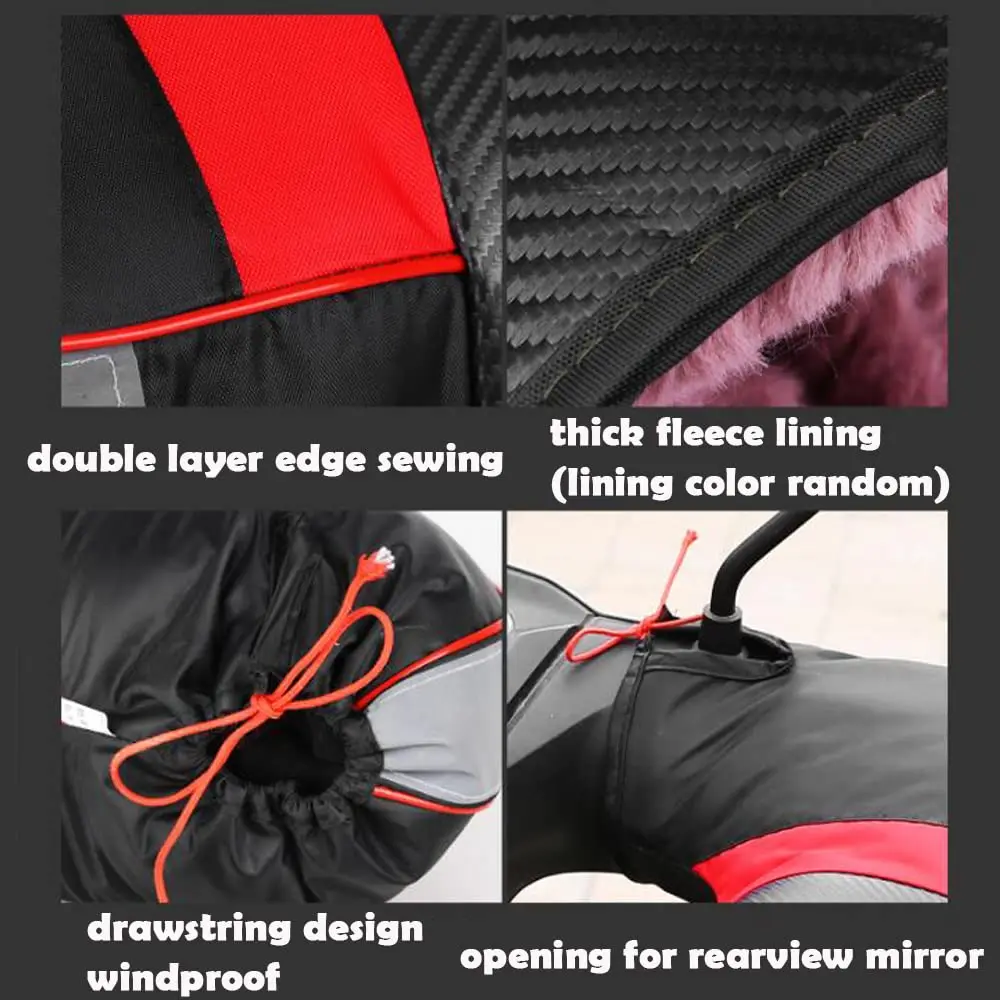 دراجة نارية المقود قفازات مقاوم للماء يندبروف الشتاء الدافئة قفازات سكوتر المحرك المركبات الكهربائية قفازات عاكسة للدراجات النارية