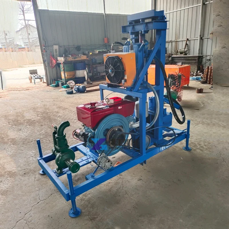 YG China Diesel Water Well Drilling Rig 100 Meter Percussion Drilling Rig Good Price Water Well Rig Drilling Machine Portable