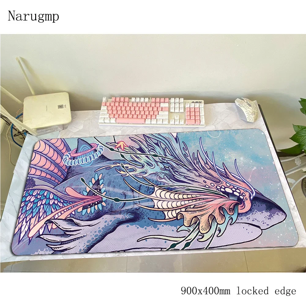Mythical Creatures mouse pad Christmas gifts Computer mat 900x400x3mm gaming mousepad xl padmouse keyboard games pc gamer desk