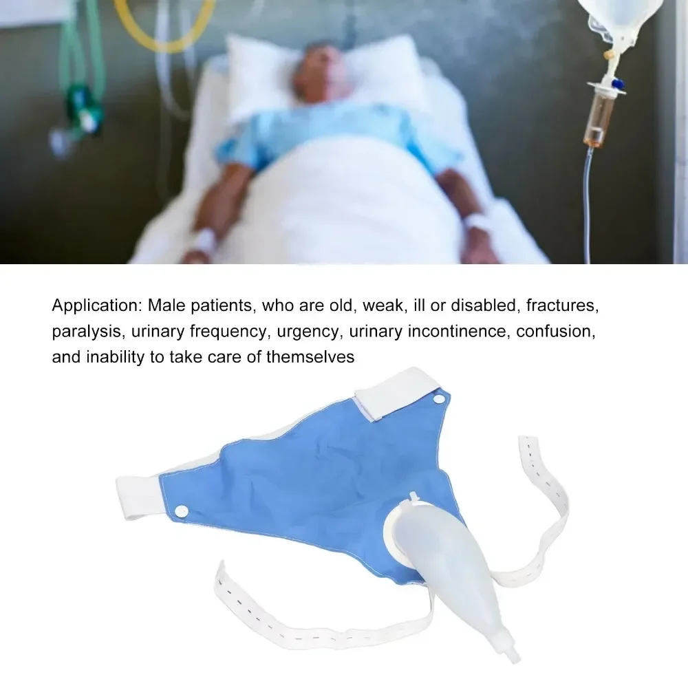 Adult Wearable Drainage Bag Urine Collector with Catheter Urine Holder for Male and Female Elderly Urine Collection BagRemovable