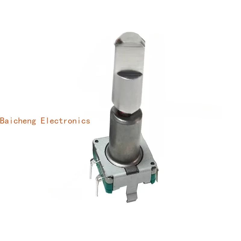 10PCS EC11 15 pulse encoder 360 degree rotating belt press switch 30 fixed points 25 half axis