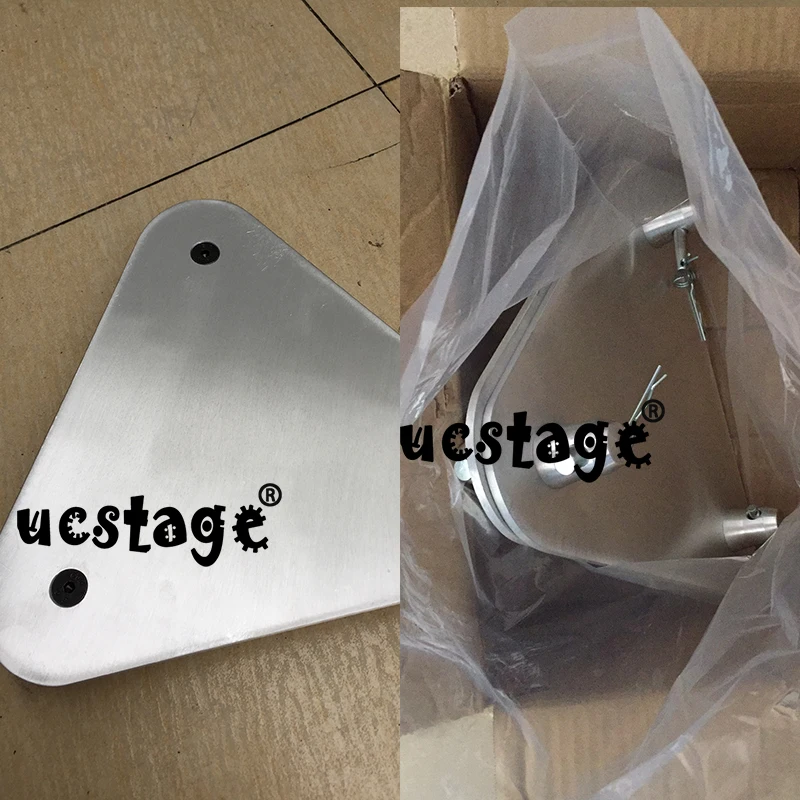 Placa base de armazón compatible con F33, placa base triangular de aluminio para iluminación de escenario